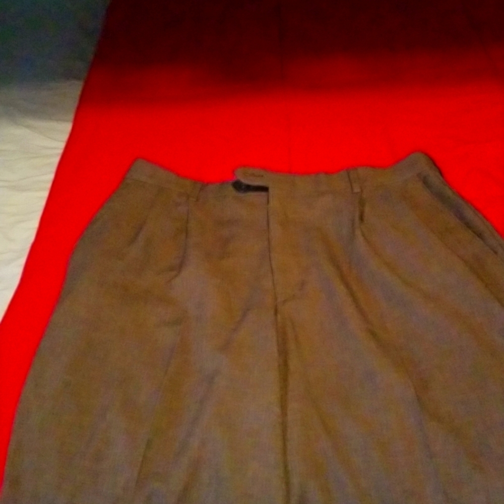Men brown Claiborne slacks in size 33W